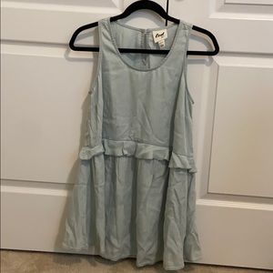 Chambray maternity tank tunic